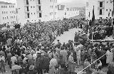 Plaza de la Igualdad. Inauguracin de las viviendas de Peamefcit, ao 1954