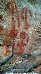 Pinturas rupestres de la Cueva Chica. 