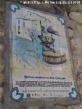 Centro Temtico Los Molinos del Ro Cerezuelo. Placa