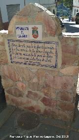 Pilar de los Parrales. Parte trasera