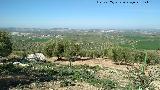 Cerro de las Gateras. Vistas hacia Lendnez