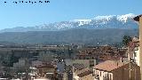 Plaza Palacio. Vistas del Moncayo