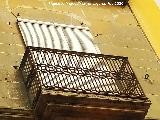 Casa de la Calle Real n� 49. Balc�n superior
