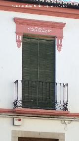 Casa de la Calle Santa Ana n 1. Balcn