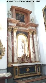 Iglesia de San Pedro y San Pablo. Interior. Retablo de Ntra Sra de la Buena Dicha