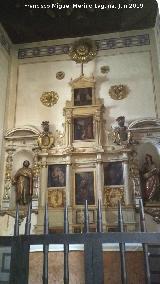 Iglesia de San Pedro y San Pablo. Capilla de San Pedro y San Juan Evangelista. Retablo