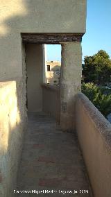 Castillo de Santa Brbara. Torre de Santa Catalina. Acceso al habitculo alto desde el adarve