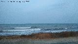 Playa Mare de Deu. Al fondo Tabarca