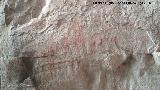 Pinturas rupestres y grabados de la Cueva de Mingo Lpez. Graffiti histrico?