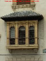 Casa de la Calle Ancha de la Virgen n 25. Balcn cerrado