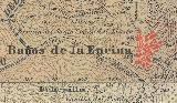 Arroyo de los Huertos. Mapa antiguo