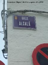 Calle Alcal�. Placa