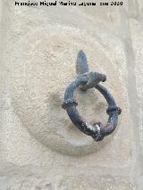 Casa de la Calle Patrocinio Biedma n� 3. Argolla izquierda