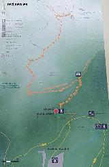 Mapa Sendero Central Eléctrica. Mapa