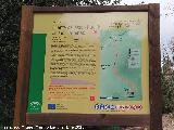 Sendero Fuente del Oso - Puente de las Herrer�as. Cartel