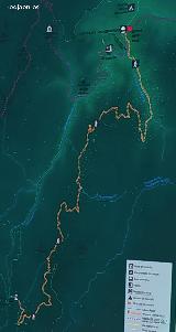 Mapa Sendero Nacimiento del Guadalquivir. Mapa