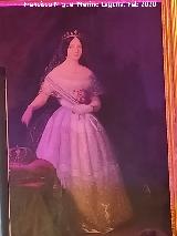 Alc�zar de Jerez. Palacio de Villavicencio. Cuadro de Isabel II