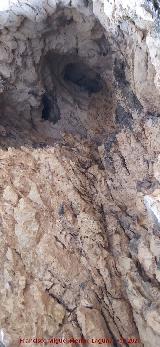 Cueva de la Cara. Ojos internos