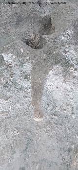 Cueva de la Cara. Estalagtita