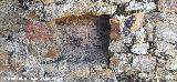 Chozas del Centenillo. Hornacina