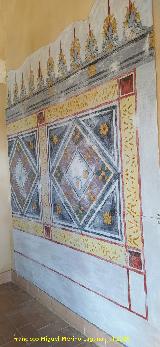 Castillo Palacio de los Ribera. Pinturas murales