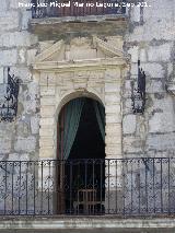 Ermita de la Aurora. Portada del balcn