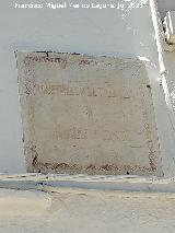 Hospital de la Vera Cruz. Placa