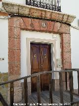 Casa de la Calle Calzada n� 2. Portada