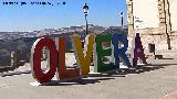 Plaza de la Iglesia. Letras de Olvera