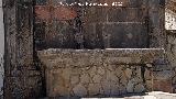 Fuente de los Ca�os. Ca�os y pilar entre las pilastras