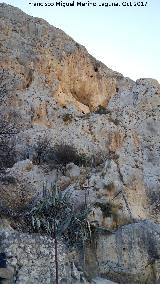 Cueva del Muralln. Cueva del Muralln desde el Castillo Viejo