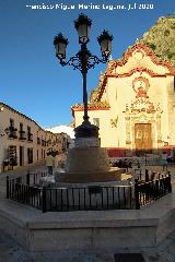 Farola-Fuente de la Plaza del Rey. 