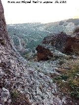 Castillo del Caballo. Altura desde el aljibe de la Cuna del Rey