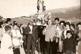 Ermita de la Virgen de los ngeles. Foto antigua. Procesionando a la Pursima Concepcin