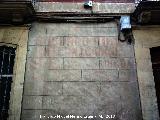 Casa de la Calle Montiel n 14. Pintada