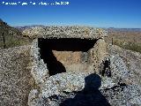 Dolmen 65 La Corbetera. Techo