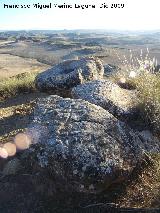 Petroglifos de Alicn de las Torres. Bolos granticos donde estn los petroglifos