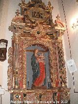 Santuario de Cortes. Retablo lateral