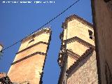 Iglesia de la Trinidad. Parte trasera de la Torre del Tardn y la Torre de la Trinidad