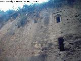 Mina rabe del Rey Moro. Ventanas en el Tajo