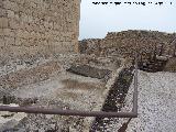 Castillo de Lorca. Torre del Espoln. Restos a su lado oeste