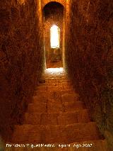 Castillo de Lorca. Torre Alfonsina. Escaleras