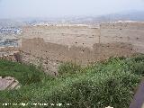 Castillo de Lorca. Muro del Espaldn. 