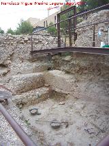 Castillo de Lorca. Muro del Espaldn. Puerta en acodo