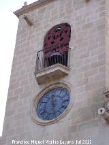 Baslica de Santa Mara. Campana y reloj