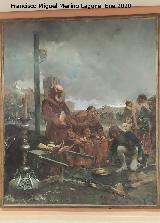 �lvaro de Luna. Pedir limosna para el entierro de D. �lvaro de Luna de Manuel Ram�rez Ib��ez de 1884. Museo Provincial de Ja�n