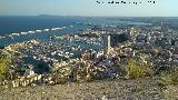 Puerto de Alicante. Desde el Castillo de Santa Brbara