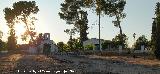 Pantano del Guadal�n. Casas del pantano