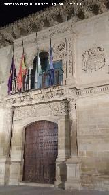 Ayuntamiento de Baeza. De noche