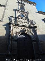 Capilla de San Juan Evangelista. Portada principal